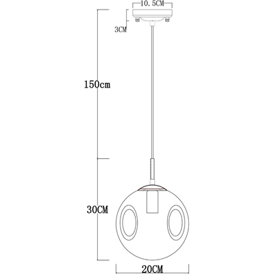 Подвесной светильник Arte Lamp TUREIS A9920SP-1PB, 1хE14