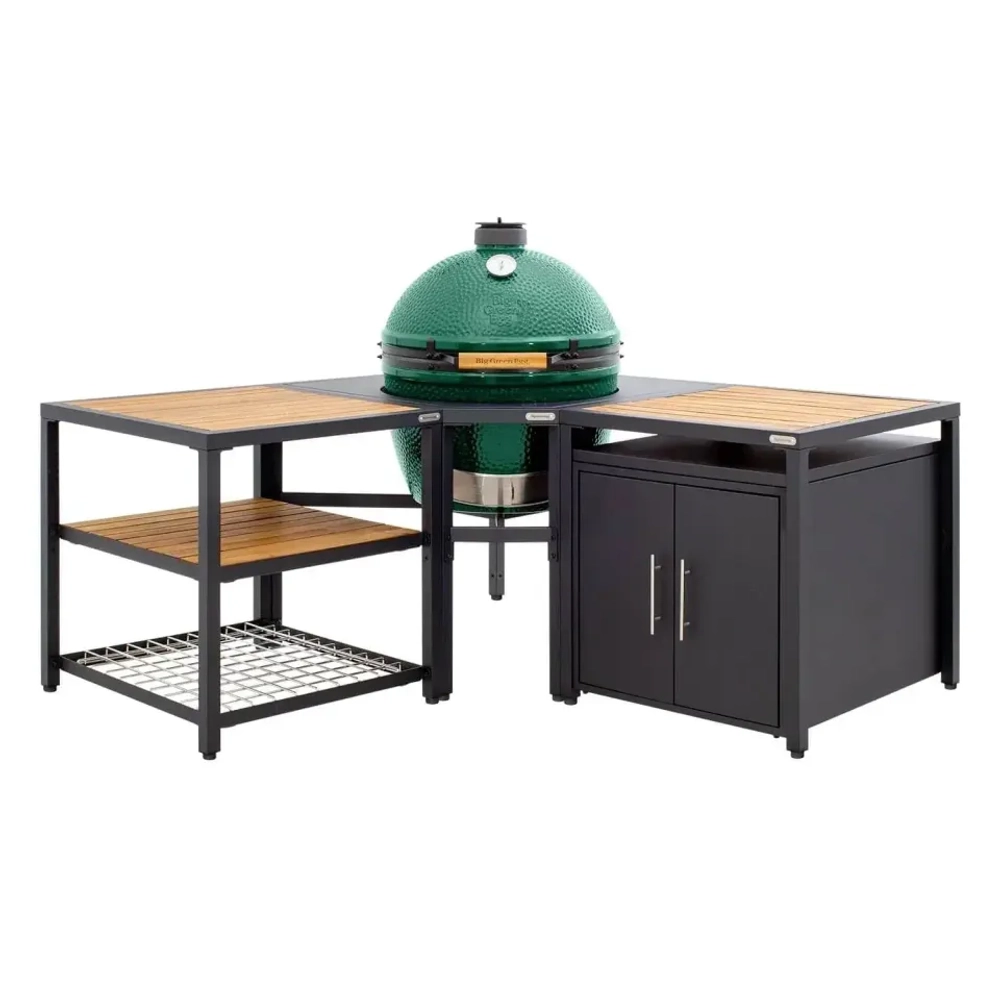 Модуль УГЛОВОЙ базовый EGG Frame для гриля ХL, цвет черный (Big Green Egg)