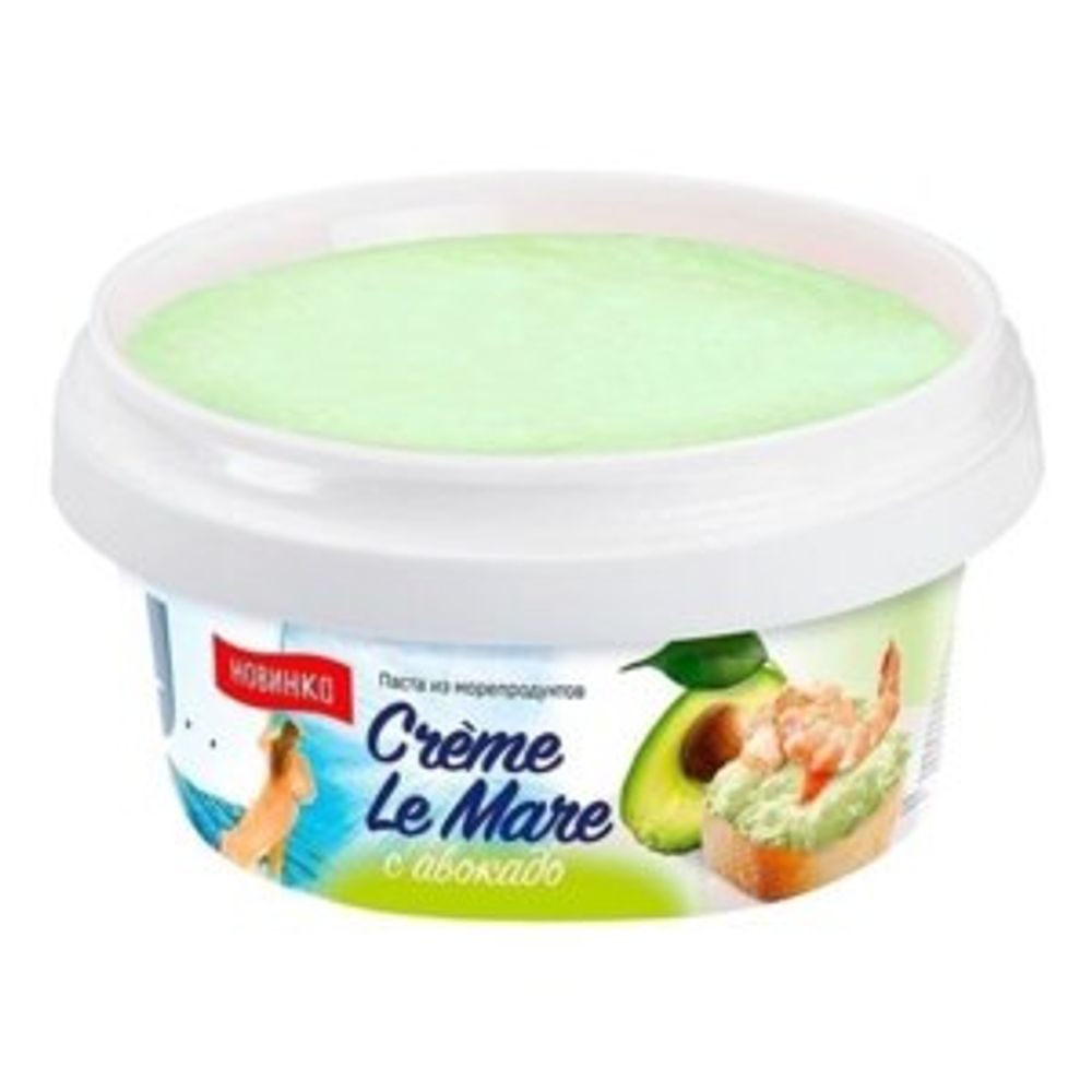 Рыбное кулинарное изделие:паста из морепродуктов с авокадо Creme le mere 150гр