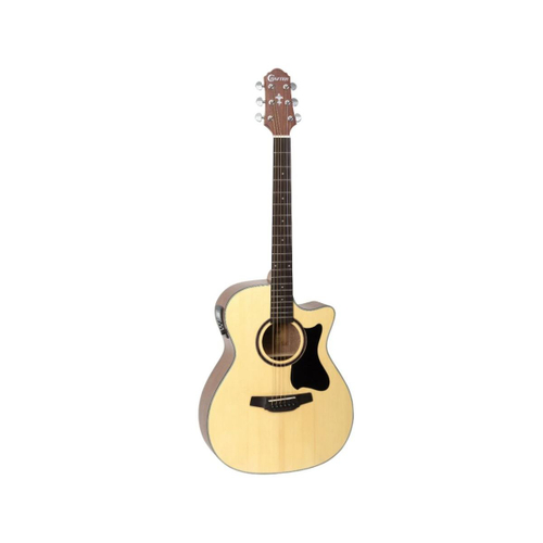 Crafter HT-100 CE/OP.N электроакустическая гитара Folk, цвет натуральный, матовый лак