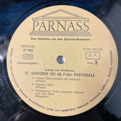 Винтажная виниловая пластинка LP Beethoven Бетховен, Die Berliner Philharmoniker, Andre Cluytens, VI Sinfonie Pastorale (Германия 1969)