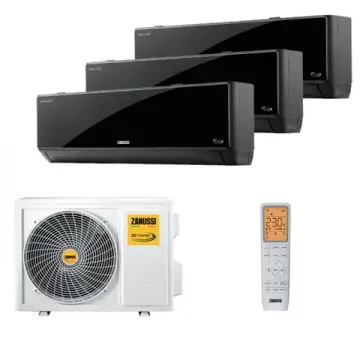 Мультисплит система на 3 комнаты Zanussi ZACS/I-07 HB-BLACK FMI2/N8/In x 2 + ZACS/I-09 HB-BLACK FMI2/N8/In / ZACO/I-21 H3 FMI2/N8/Out