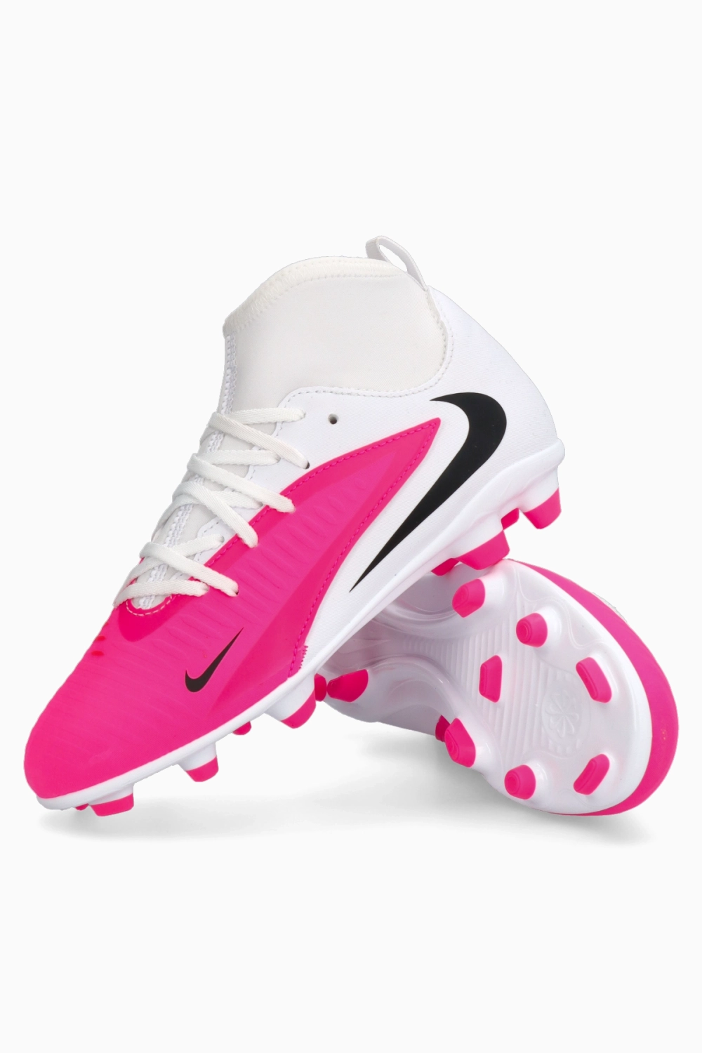 Бутсы Nike Phantom 6 High Club FG/MG Junior - розовый