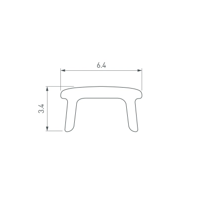 Экран PLINTUS-H54B-2000 Opal (Arlight, Пластик)