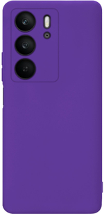 Мягкий Soft Touch чехол из силикона для REALME C75 4G (не 5G) с бархатной подкладкой