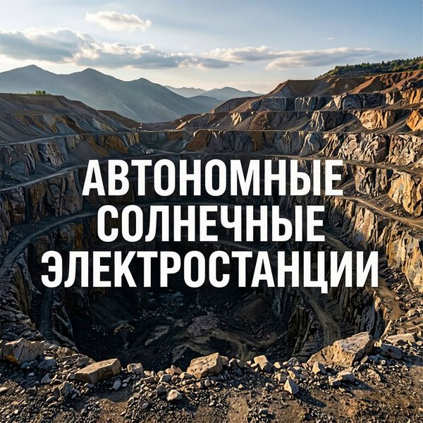 Автономные солнечные электростанции для карьеров и удалённых промышленных объектов