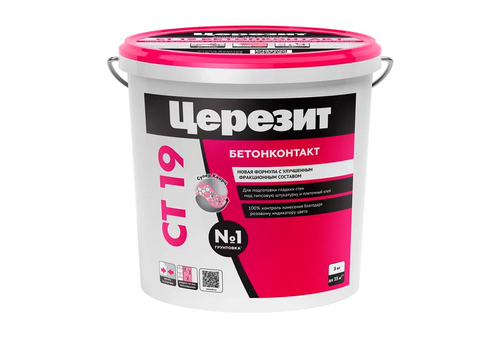 Грунтовка Бетонконтакт ЦЕРЕЗИТ (Ceresit) СТ 19 (5кг.)
