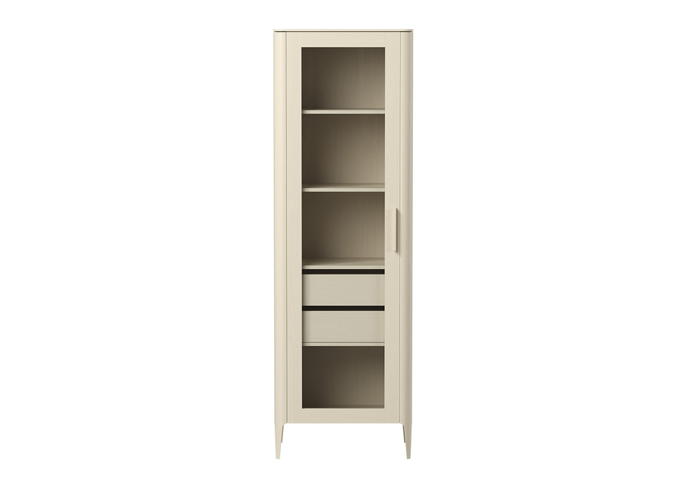 Витрина Type oak стеклянная высота 200 см L (молочный)