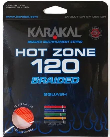Струны для сквоша Karakal Hot Zone Braided (11 m) - orange