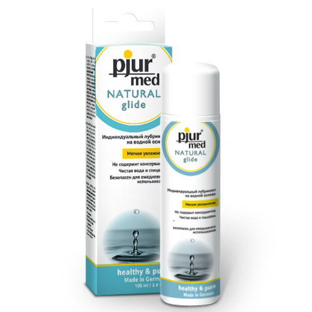 Нейтральный лубрикант на водной основе Pjur MED Natural glide 100 мл