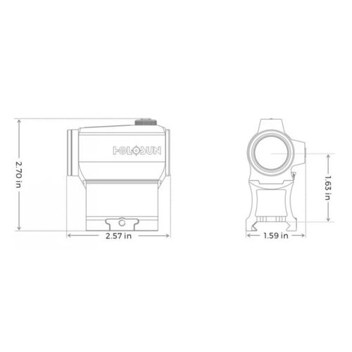 Коллиматорный прицел Holosun Micro HS403B