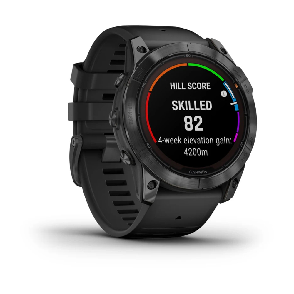 Смарт-часы Garmin Fenix 7X Pro Solar Slate Gray, черный, 010-02778-01