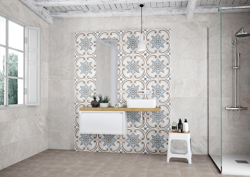 Cifre Adobe Decor Basma Ivory 20x20