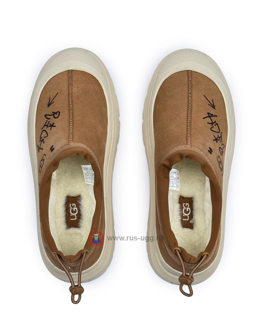 UGG TASMAN WEATHER HYBRID SLIPPER Chestnut/White A-9