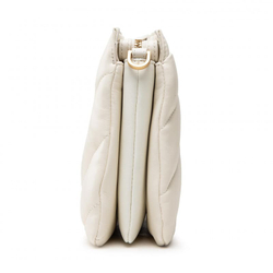 SMALL TWINS BAG MAXI QUILT – white