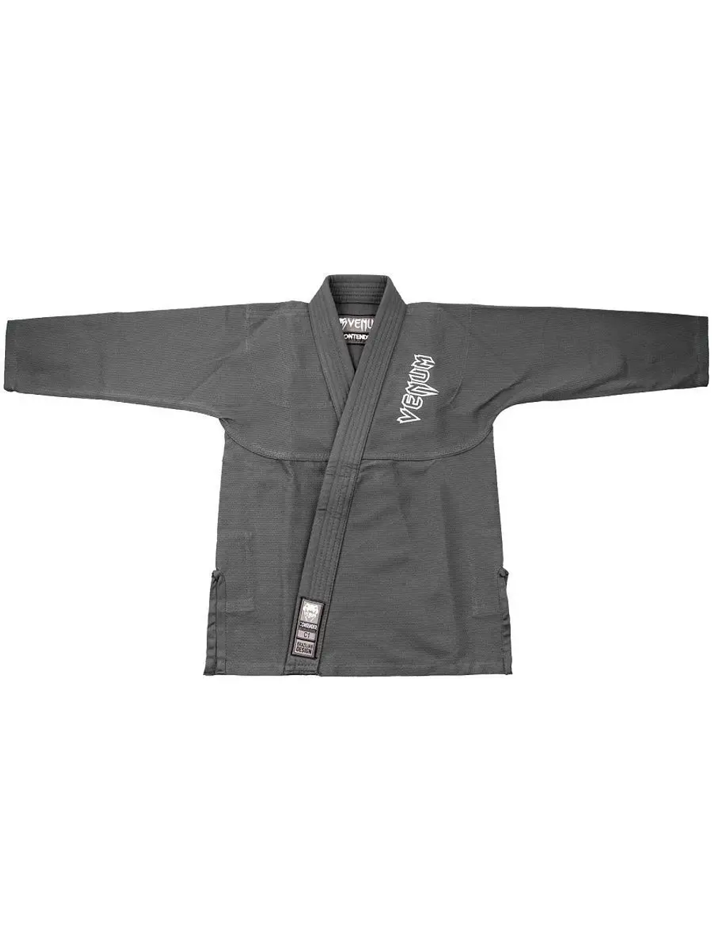 Кимоно для бжж Venum Contender Kids Grey с поясом