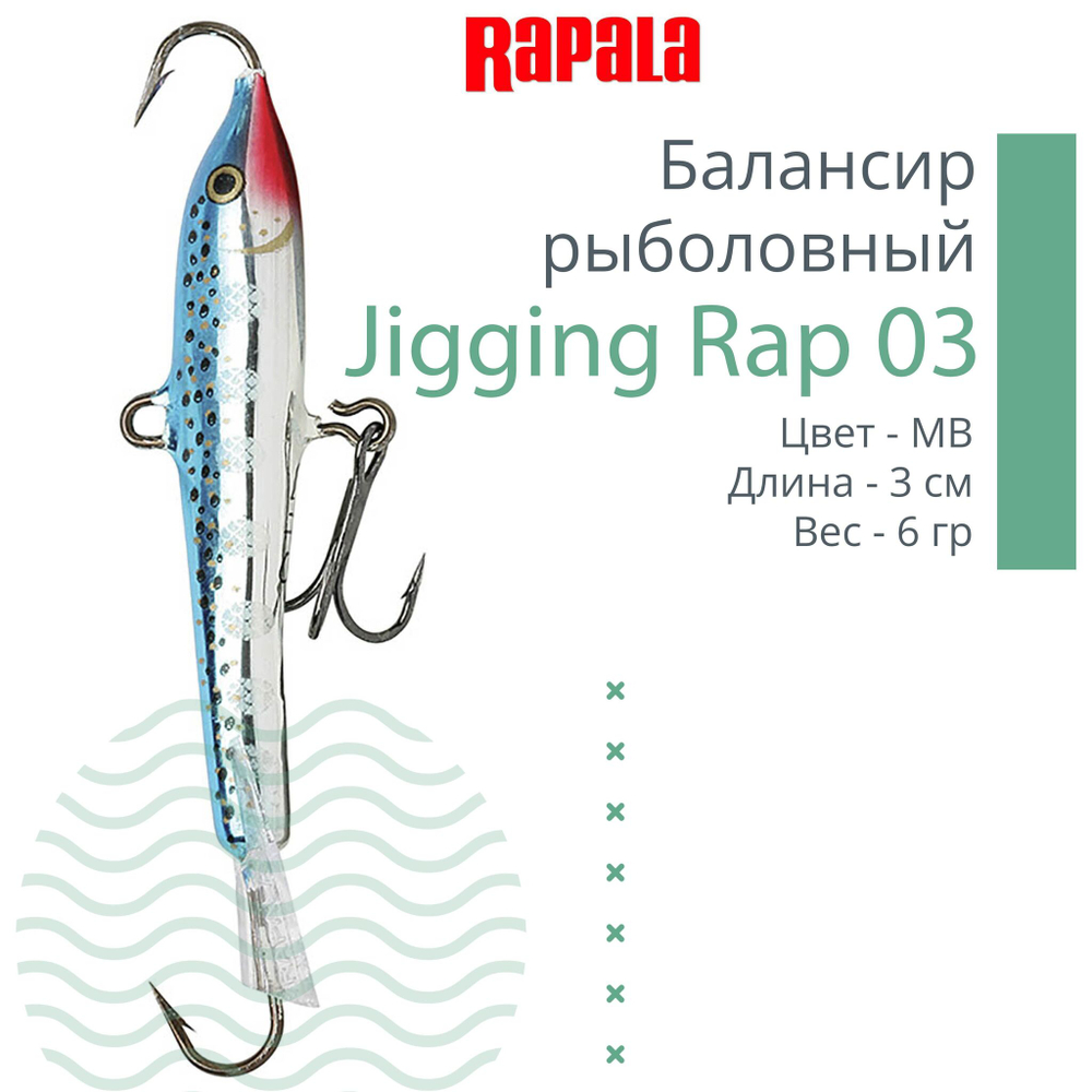 Балансир для зимней рыбалки Jigging Rap 05