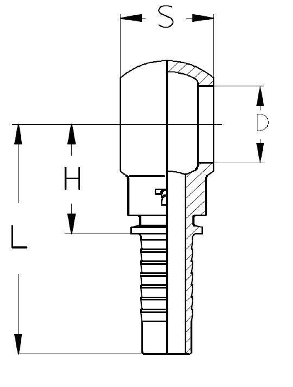 Фитинг DN 25 BANJO 30x1.5