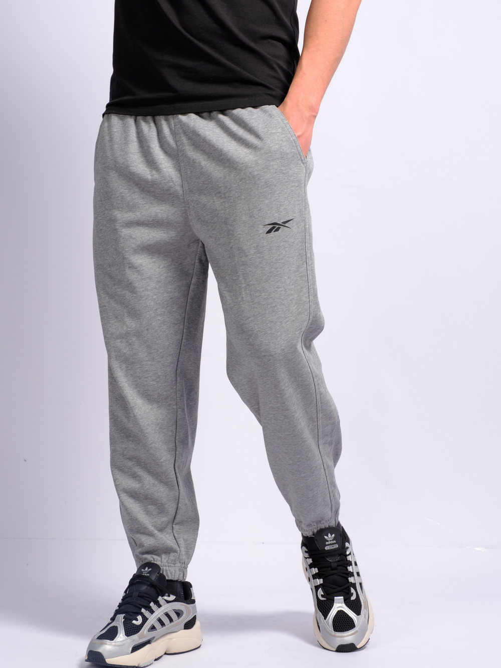 Спорт.штаны Reebok #39910 (сер.)