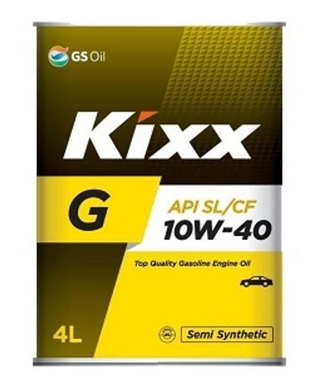 Kixx G SL/CF 10W-40 масло моторное полусинтетическое (4 Литра)