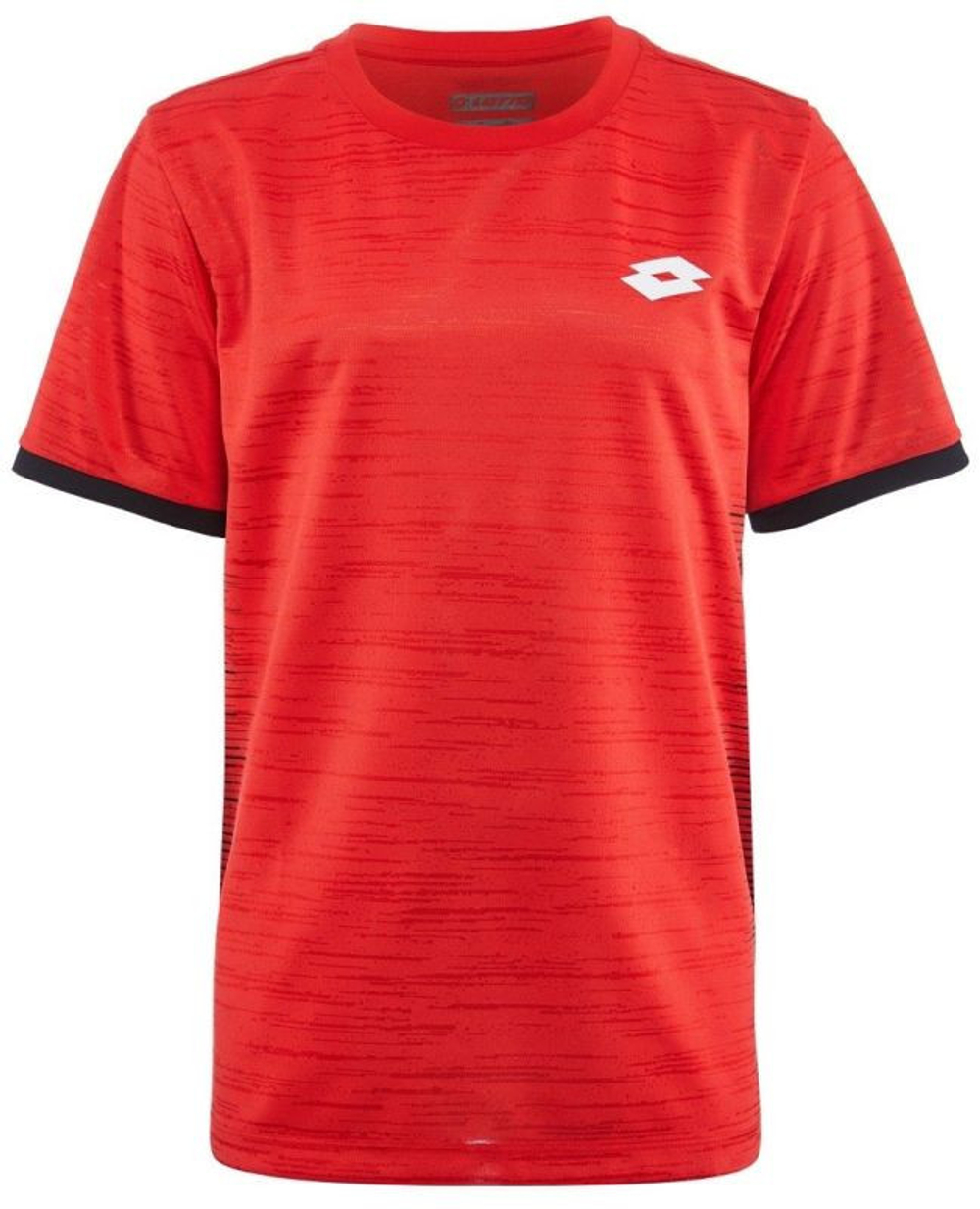 Футболка для мальчика теннисная Lotto Top Ten II B Tee Printed PL - красный