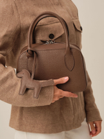 Кожаная сумка Polly summer DBR 31401 коричневый какао