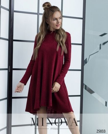 Платье 3105-бордо Minova Фото 2