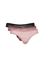 Стринги 3 пары Calvin Klein Underwear - разноцветная(000QD5216E)