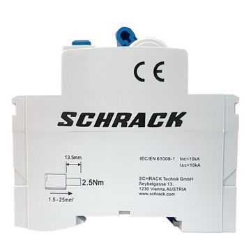 УЗО Schrack Technik 2P 40A 300mA тип A S (селективный) 10kA Amparo AR064230-- (ВДТ)