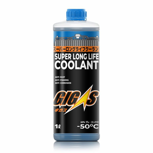 Антифриз GIGAS SUPER LONG LIFE COOLANT -50 BLUE, синий, 1л SLLC50B001