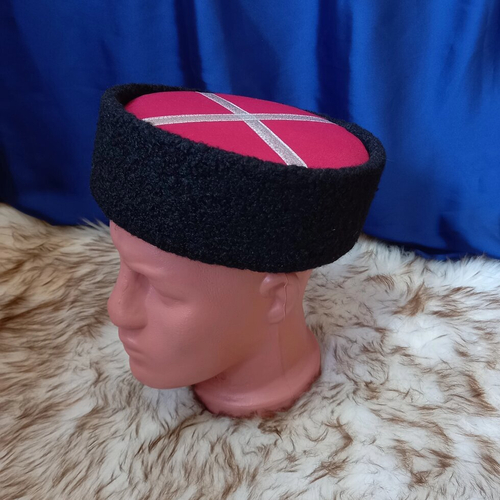 Низкая папаха Питерка уральского казачества, искусственый каракуль (УКМ)