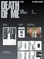 (ПРЕДЗАКАЗ) Альбом EVAN - DEATH OF ME 1st Mini Album WVS ALBUMS Version