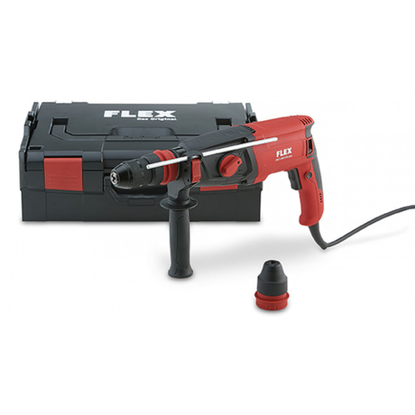 Перфоратор сетевой Flex CHE 2-28 R SDS-plus 230/CEE 800 Вт, 2,7 Дж, Dmax 30 мм, с функцией зубильного молотка в кейсе 461490