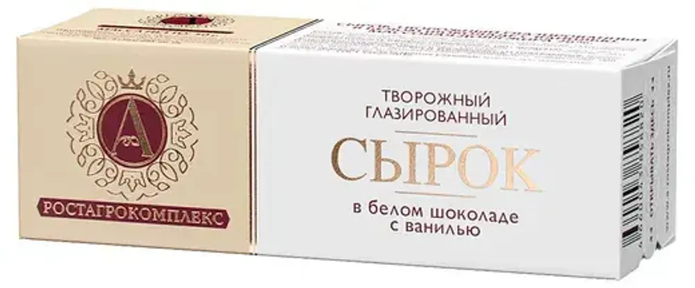 Сырок А.Ростагрокомплекс в бел шок с ванилью 26% 50г