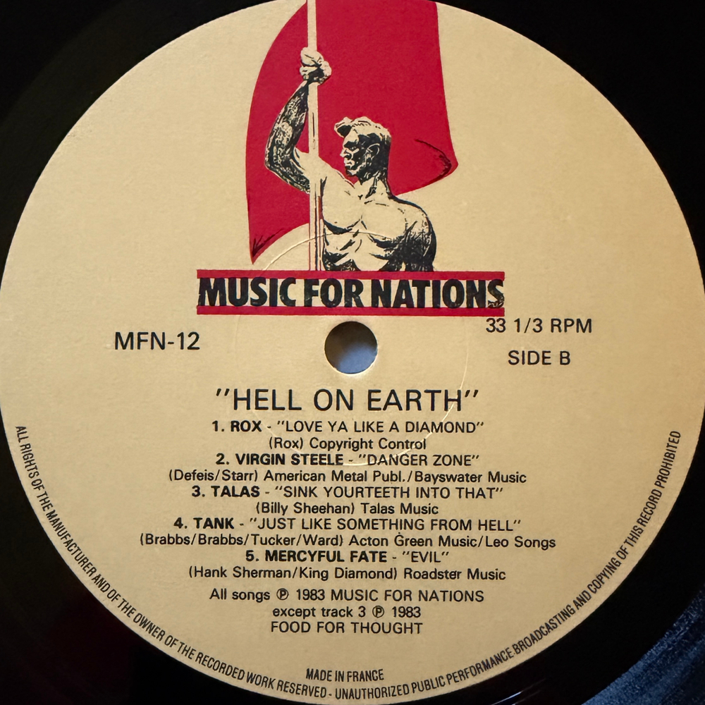 Сборник Hell On Earth (Англия 1983г.)
