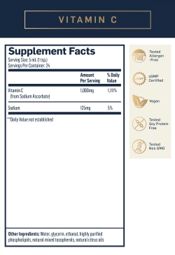 Liposomal Vitamin C 4 fl oz (120 ml) Quicksilver Scientific