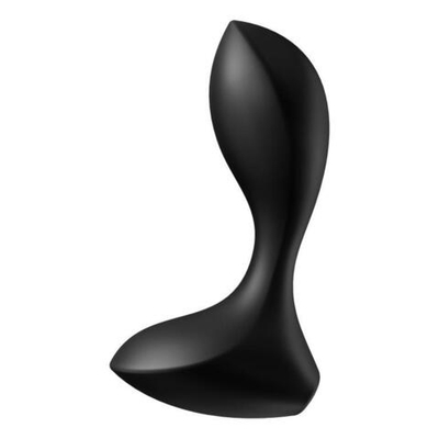 Чёрный вибромассажёр простаты Satisfyer Backdoor Lover - 14 см. (Цвет: черный)