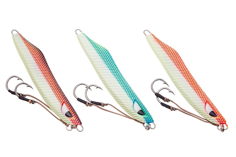 Пилькер PRO HUNTER Neo Katans 200гр #05 yellow/japan red