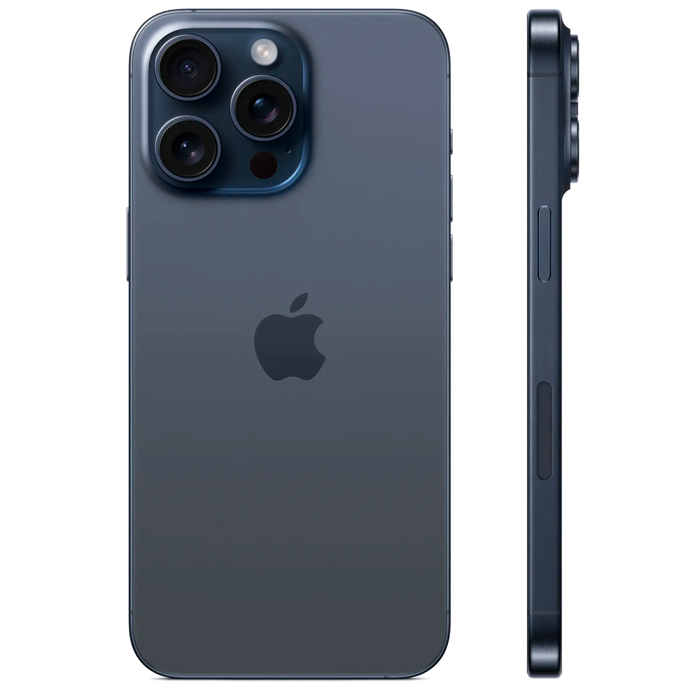 Смартфон Apple iPhone 15 Pro Max 1TB, Blue Titanium (Синий)