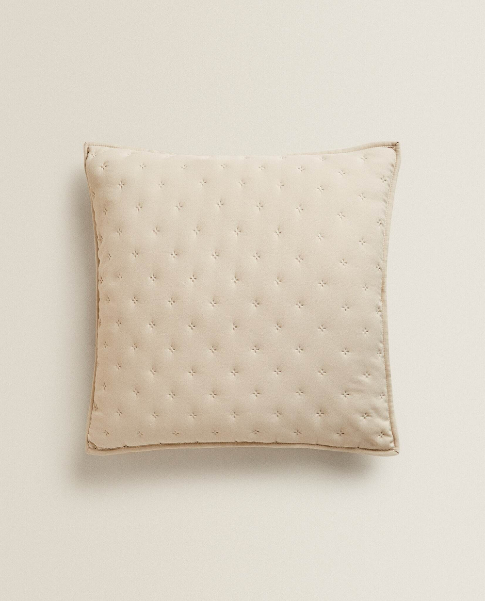 ZARA HOME МЯГКИЙ ЧЕХОЛ ДЛЯ ДЕКОРАТИВНОЙ ПОДУШКИ, БЕЖЕВЫЙ