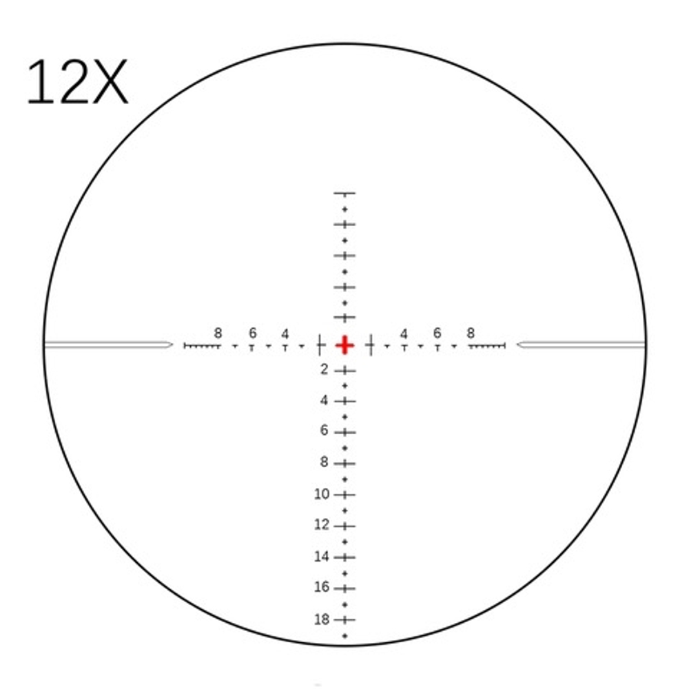 Прицел оптический Veber Black Russian 3-12x42 SF FFP RG