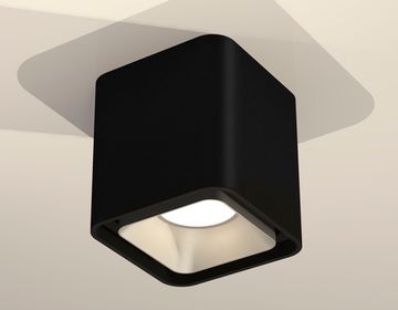 Комплект накладного светильника 1*MR16 GU5.3 XS7841003 SBK/SSL черный песок/серебро песок (C7841, N7703)DIY System Complects Ambrella