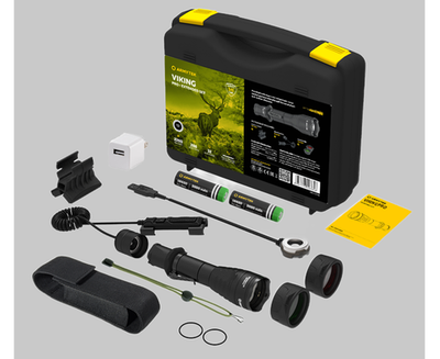 Hабoр для оxoты фoнарь АRМYTЕK VIКING РRO MAGNET USВ EXTENDED SEТ WАRМ (теплый cвет)