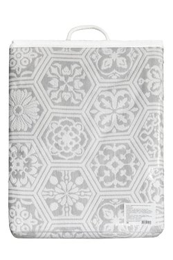 Покрывало 240x260 Garda Decor Ажур серое