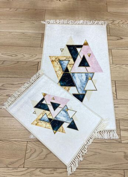 ZALEL Коврик decorative 2 предмета цифровая печать 60*100 deco 6734