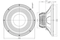 Eighteen Sound 15NLW9300/8 неодимовый динамик, диаметр 15 дюймов, 800Вт