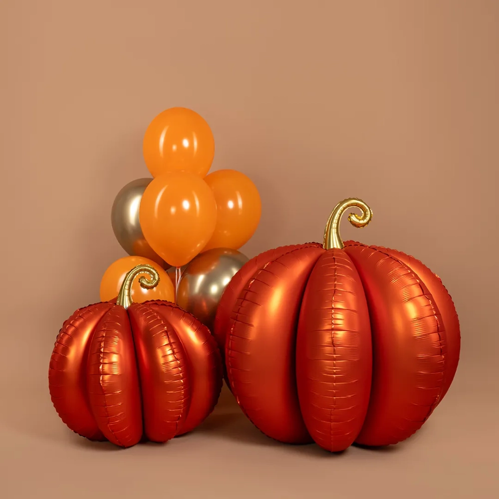 Шар (22''/56 см) Фигура 3D, Тыква, 1 шт. в уп.