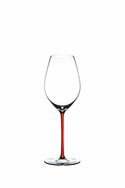 Бокал для шампанского с красной ножкой 445мл Riedel Fatto a Mano Champagne Wine Glass