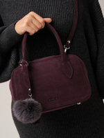 Замшевая сумка Polly DBR 31348 сливовый