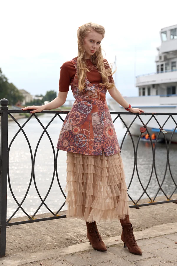 Sundress “Carrie. The City of Clockmakers”